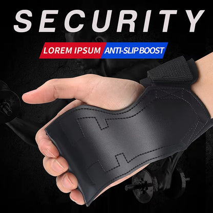 SKDK Weight Lifting Grip Pads for CrossFit and Bodybuilding - Palm Protectors and Squat Gym Gloves for Enhanced Fitness Training - Durable PVC Material